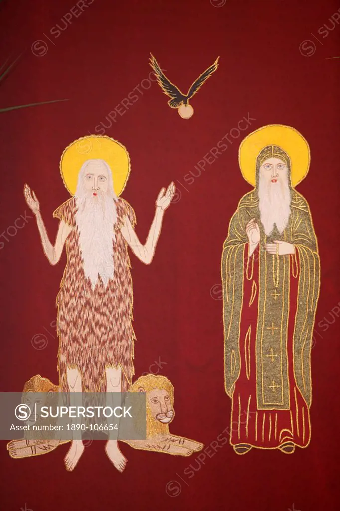 Orthodox Coptic icon, Chatenay_Malabry, Hauts de Seine, France, Europe