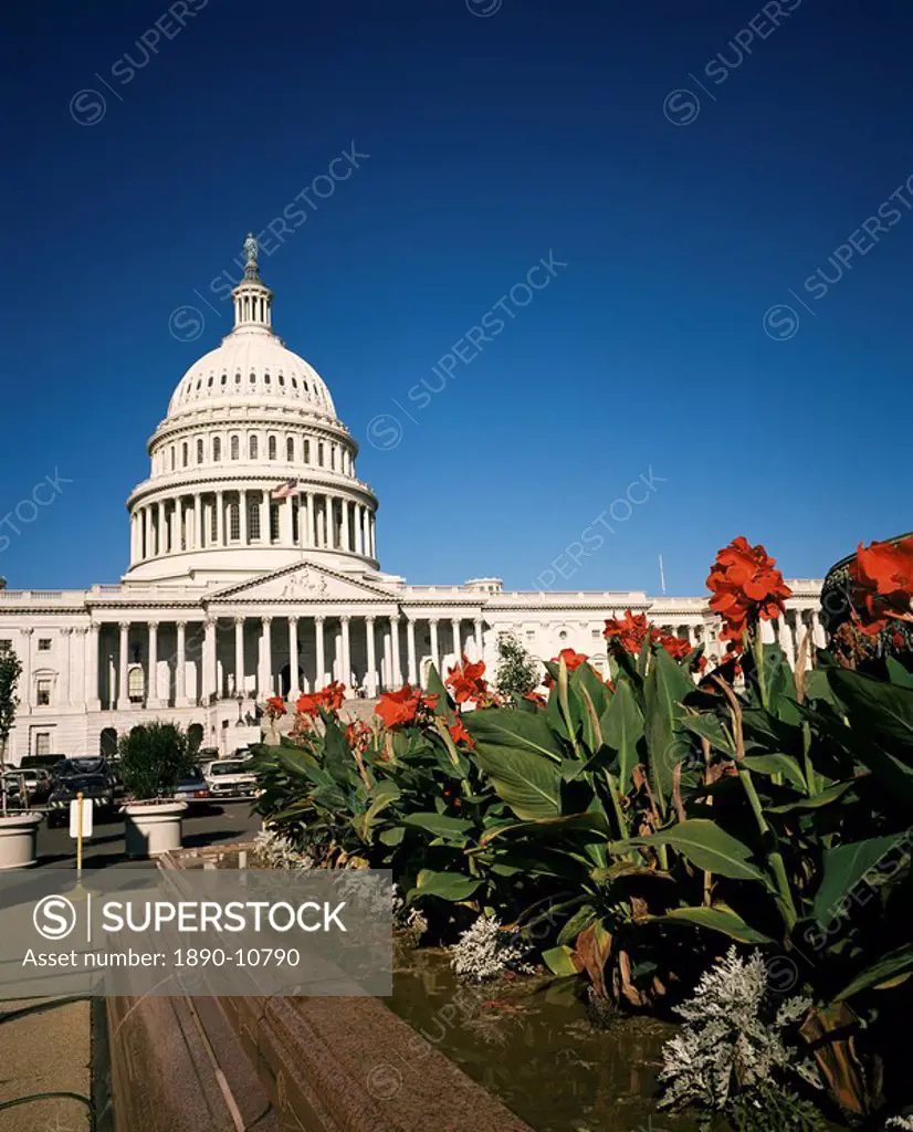 The Capitol Building from the east, Washington D.C., United States of America, North America
