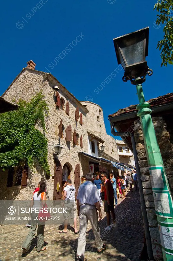 The old town of Mostar, UNESCO World Heritage Site, Bosnia_Herzegovina, Europe