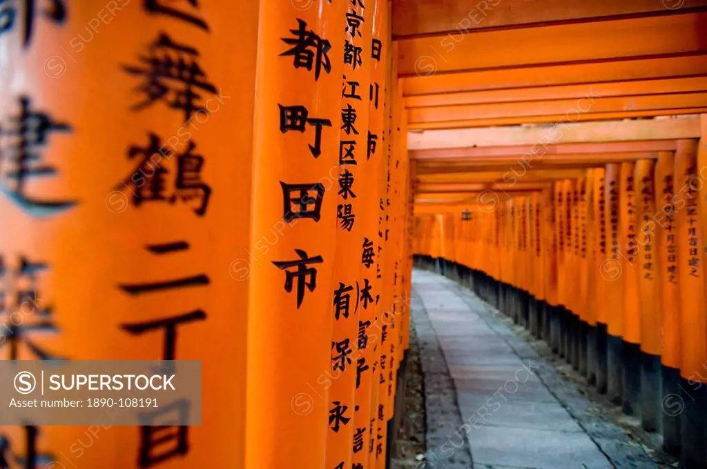 Fushimi Inari shrine, Tokyo, Japan, Asia
