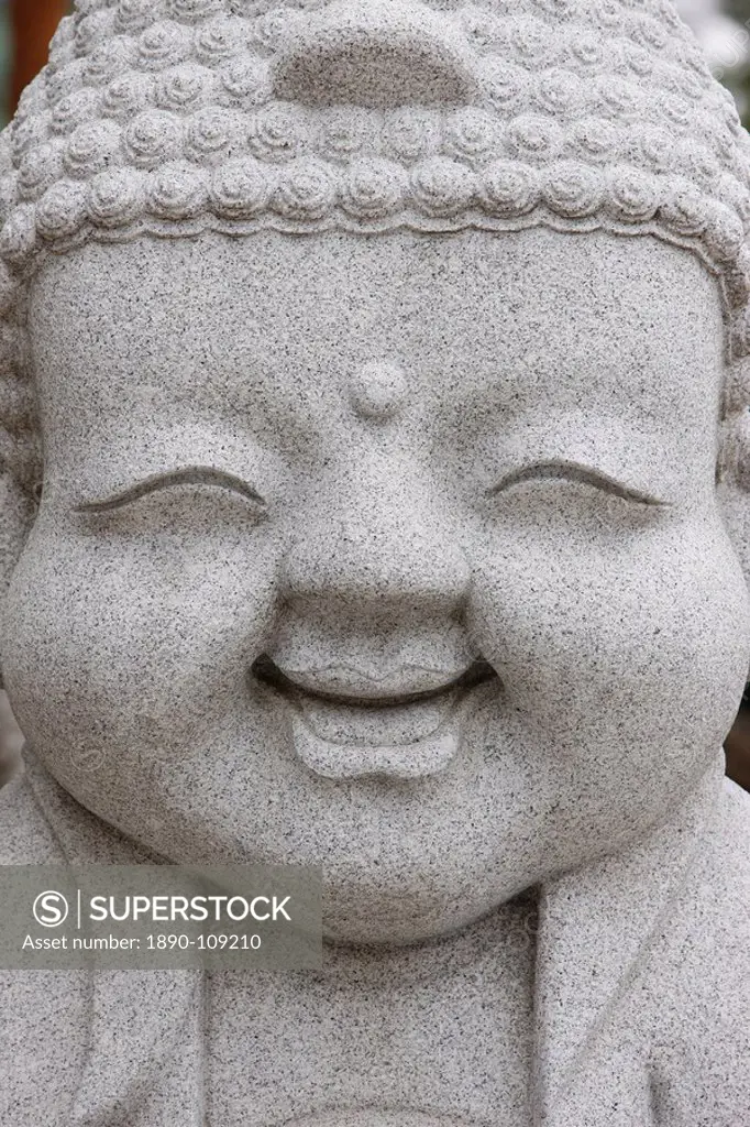 Smiling Buddha, Jogyesa Temple, Seoul, South Korea, Asia