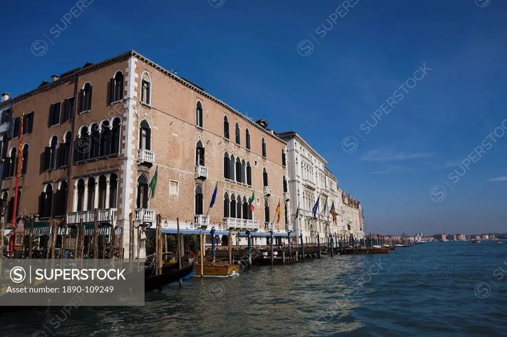 Hotel Gritti Palace, Grand Canal, Venice, UNESCO World Heritage Site, Veneto, Italy, Europe