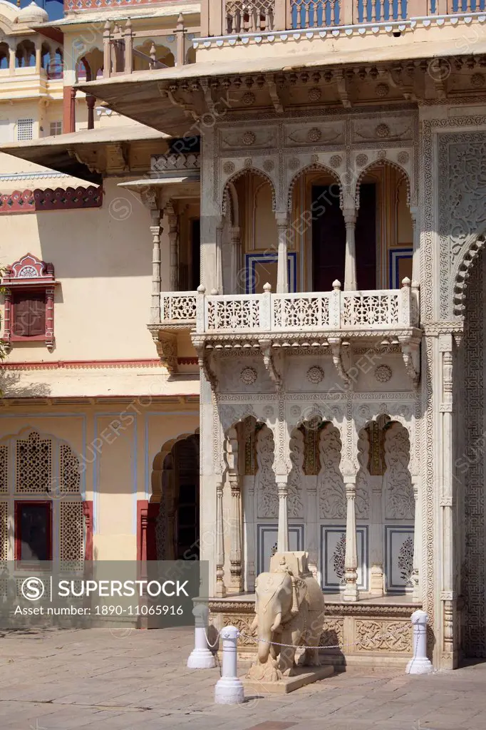 The Maharaja of Jaipur's Moon Palace in Jaipur, Rajasthan, India
