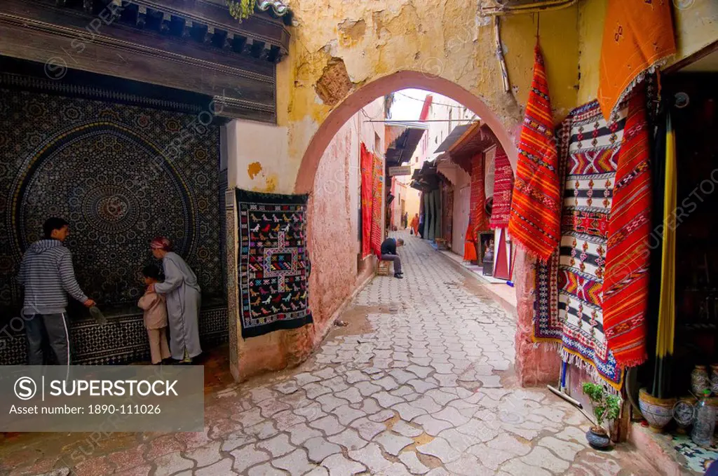In the old town of Meknes, Morocco, North Africa, Africa