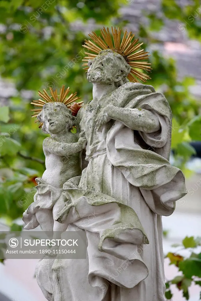 Joseph and Jesus, Heiligenkreuz Abbey, Heiligenkreuz, Lower Austria, Austria, Europe