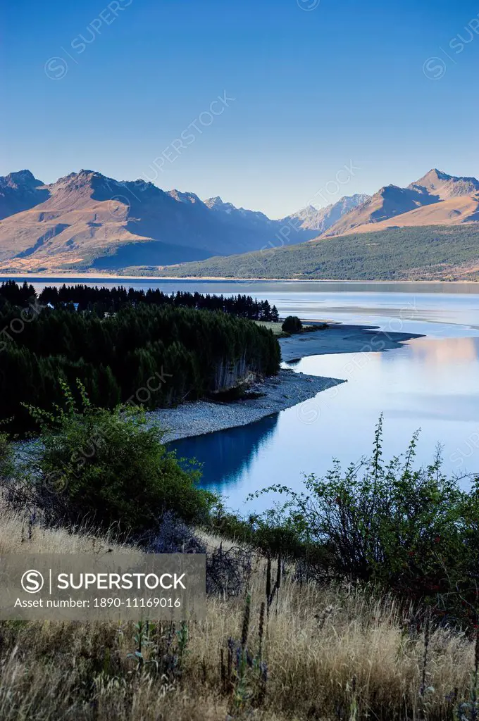 Lake Pukaki, Mount Cook National Park, UNESCO World Heritage Site, South Island, New Zealand, Pacific