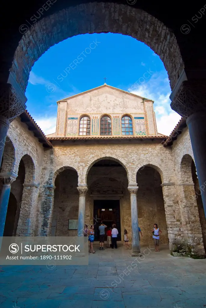 The 6th century Euphrasian Basilica, UNESCO World Heritage Site, Porec, Istria, Croatia, Europe