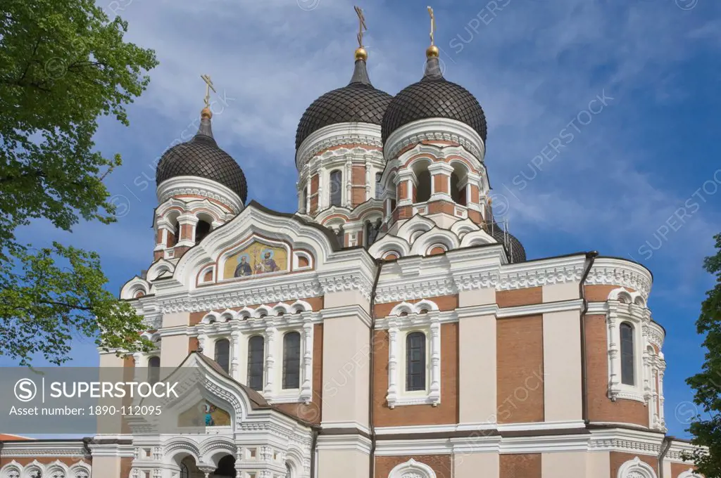 Alexander Nevsky Orthodox Cathedral, Tallin, Estonia, Baltic States, Europe