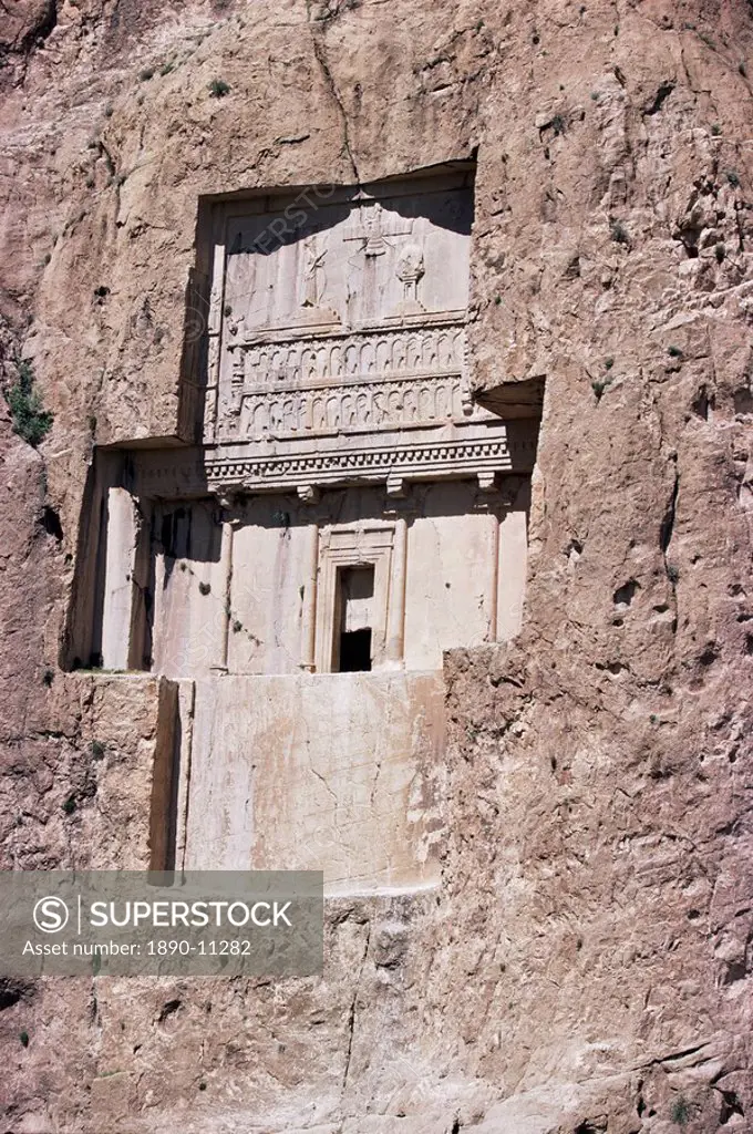 Tomb of Darius at Naqsh_e Rustam, Iran, Middle East
