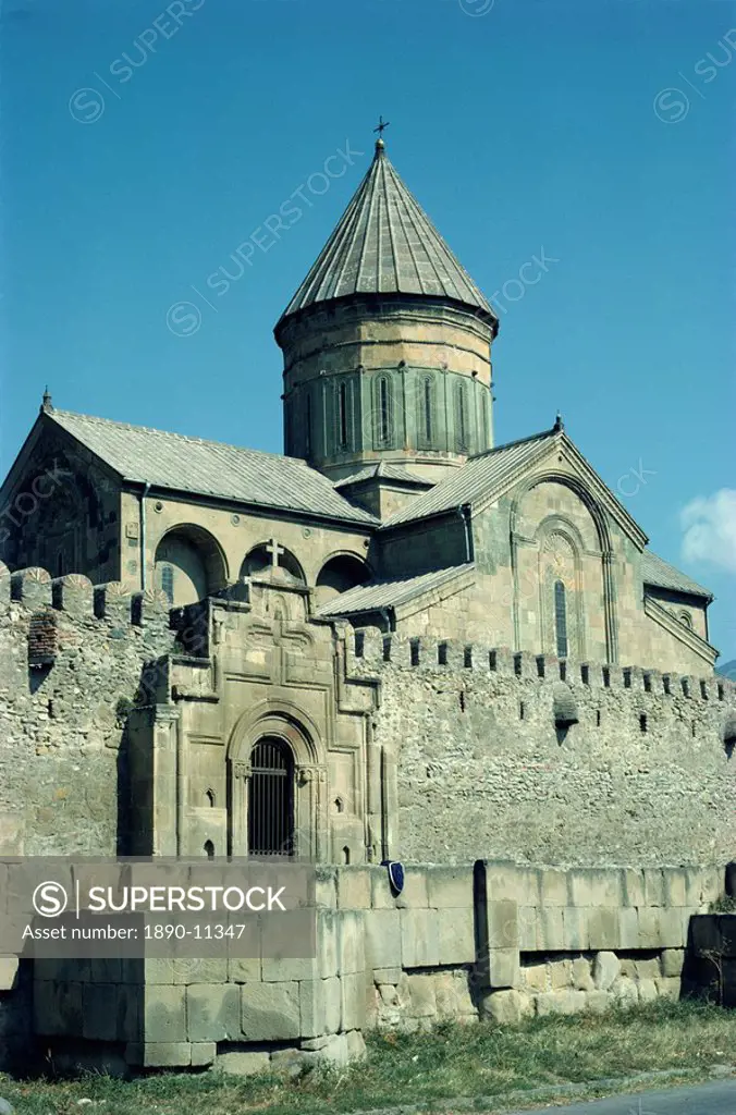 Tskhoveli Cathedral, Mtskheta, Georgia, Central Asia, Asia
