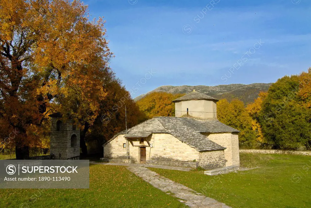 Little stone church, Zagorohoria, Epiros, Greece