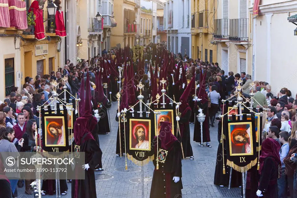 Semana Santa Holy Week celebrations, Malaga, Andalucia, Spain, Europe