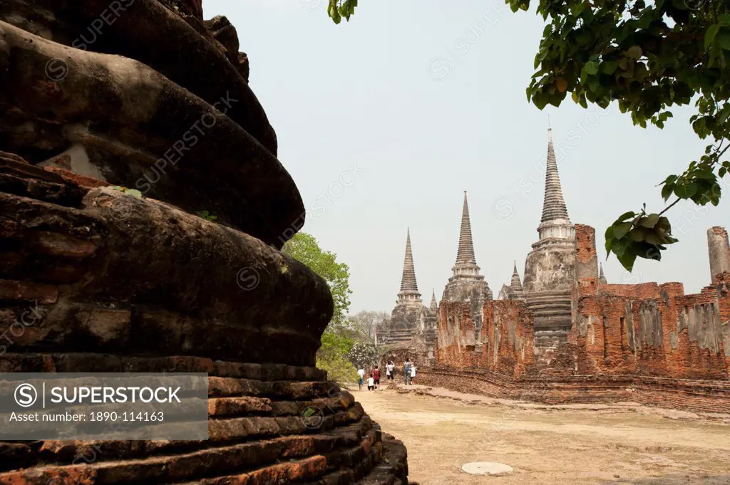 Wat Phra Si Sanphet, Ayutthaya, UNESCO World Heritage Site, Ayutthaya Province, Thailand, Southeast Asia, Asia