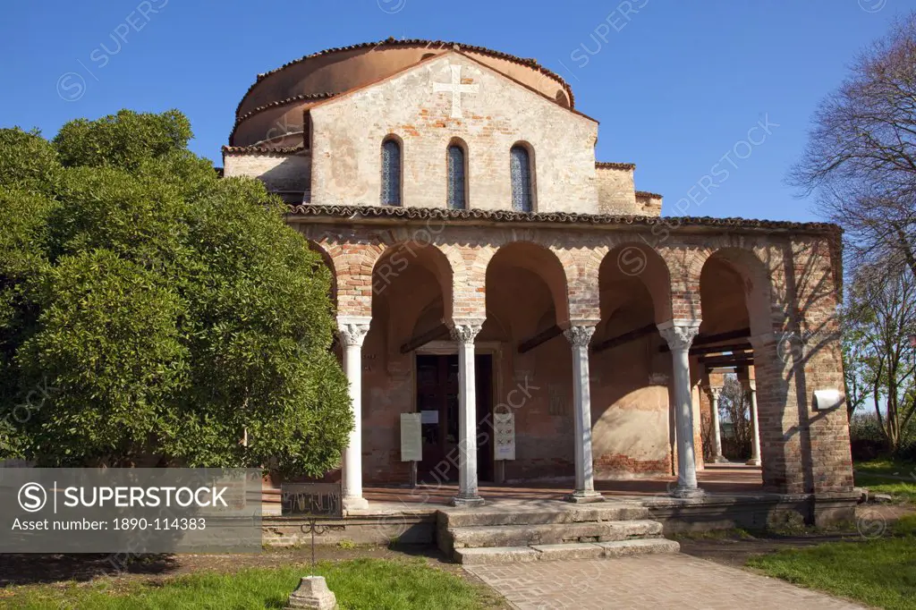 Santa Fosca, a Byzantine church dating from the 11th and 12th centuries, Torcello, Venice, UNESCO World Heritage Site, Veneto, Italy, Europe