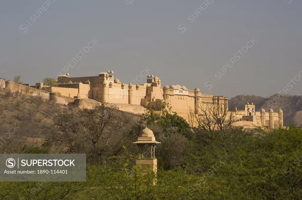 The Amber Fort in Jaipur, Rajasthan, India, Asia