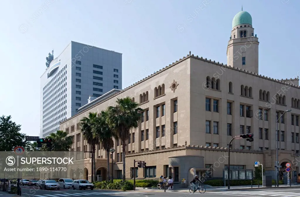 The Islamic_design Yokohama Custom House, also known as Queen´s Tower, in downtown Yokohama, Japan, Asia