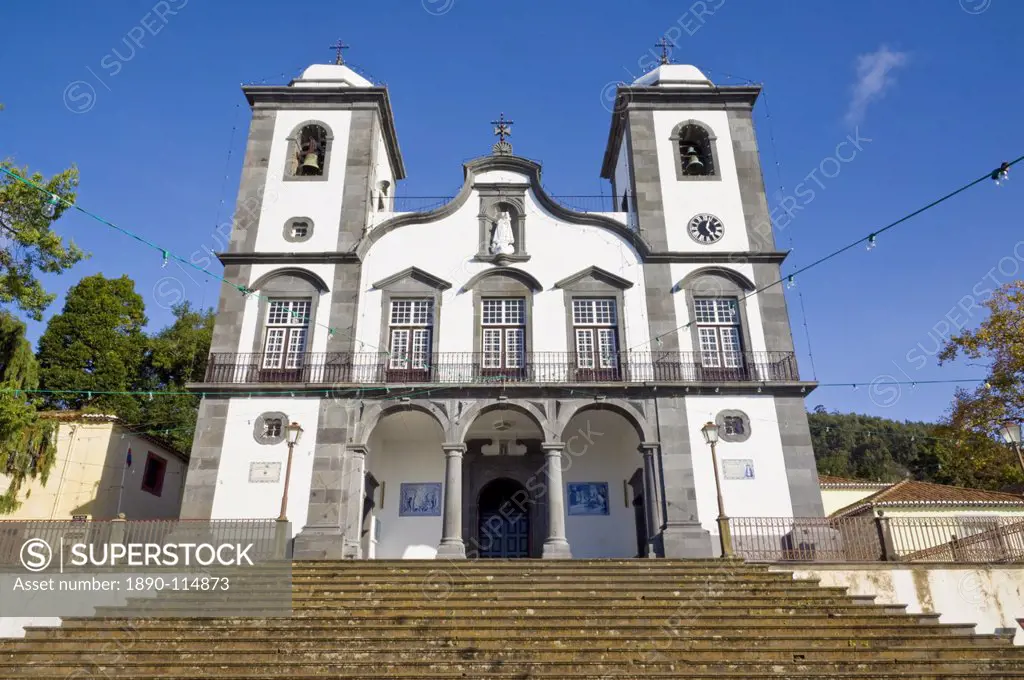 The Church of Nossa Senhora do Monte Our Lady of Monte, Monte, above Funchal, Madeira, Portugal, Europe