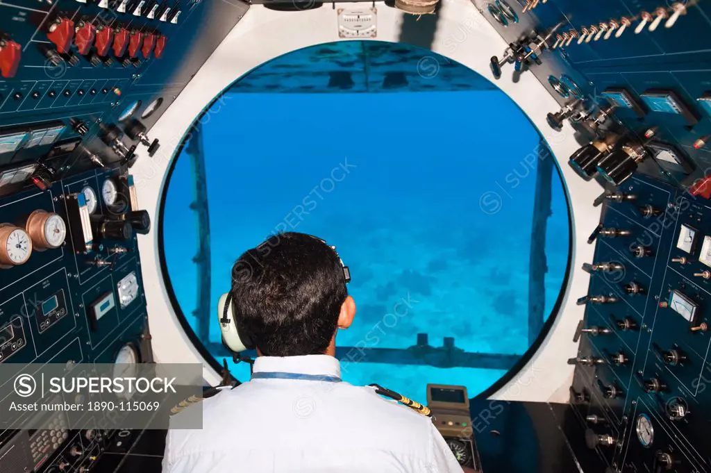 Atlantis submarine, Isla de Cozumel Cozumel Island, Cozumel, off the Yucatan, Quintana Roo, Mexico, North America