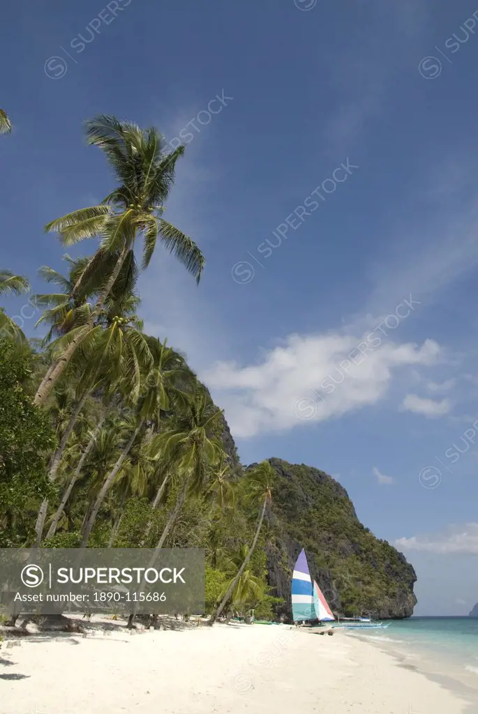 Entalula Island, Bacuit Bay, Palawan, Philippines, Southeast Asia, Asia