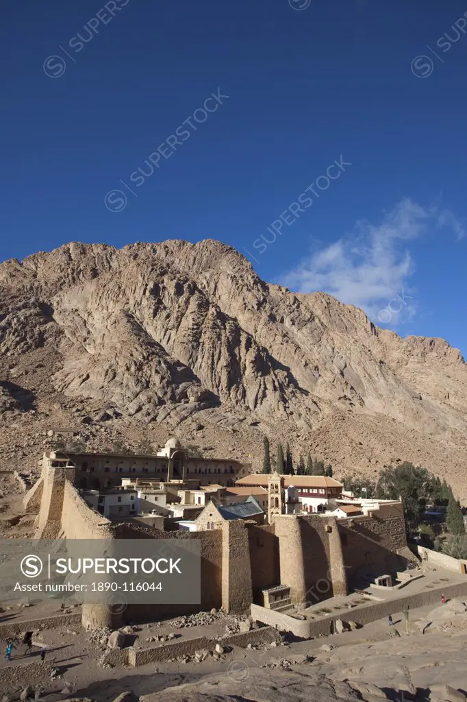 Santa Catarina St. Catherine´s Greek Orthodox Monastery, UNESCO World Heritage Site, at the foot of Mount Sinai, Egypt, North Africa, Africa