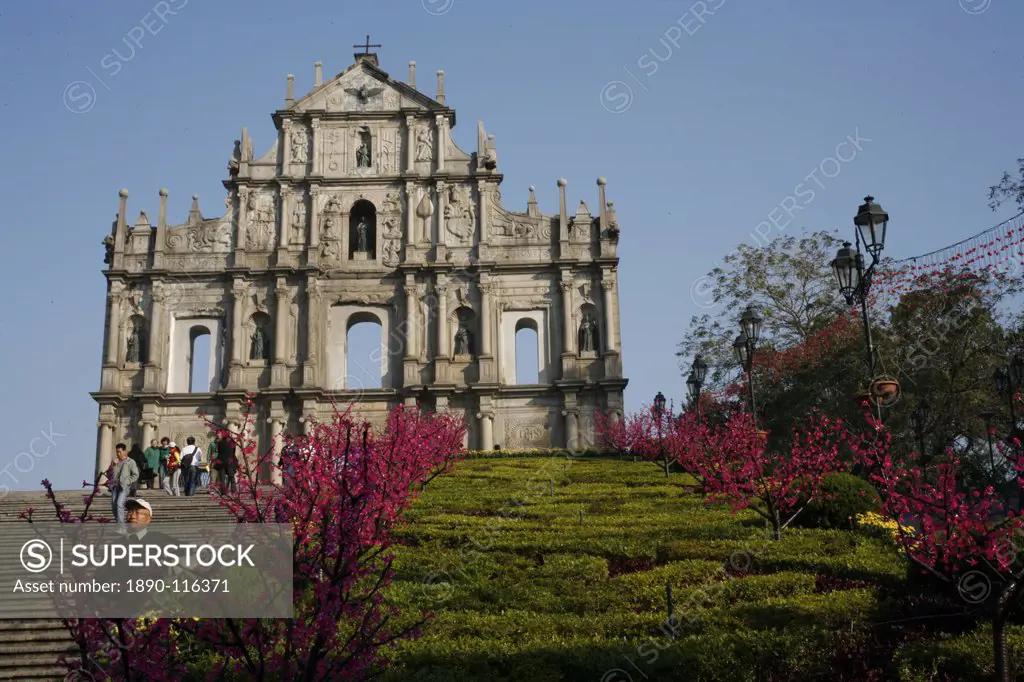 Sao Paulo church, Macao, China, Asia
