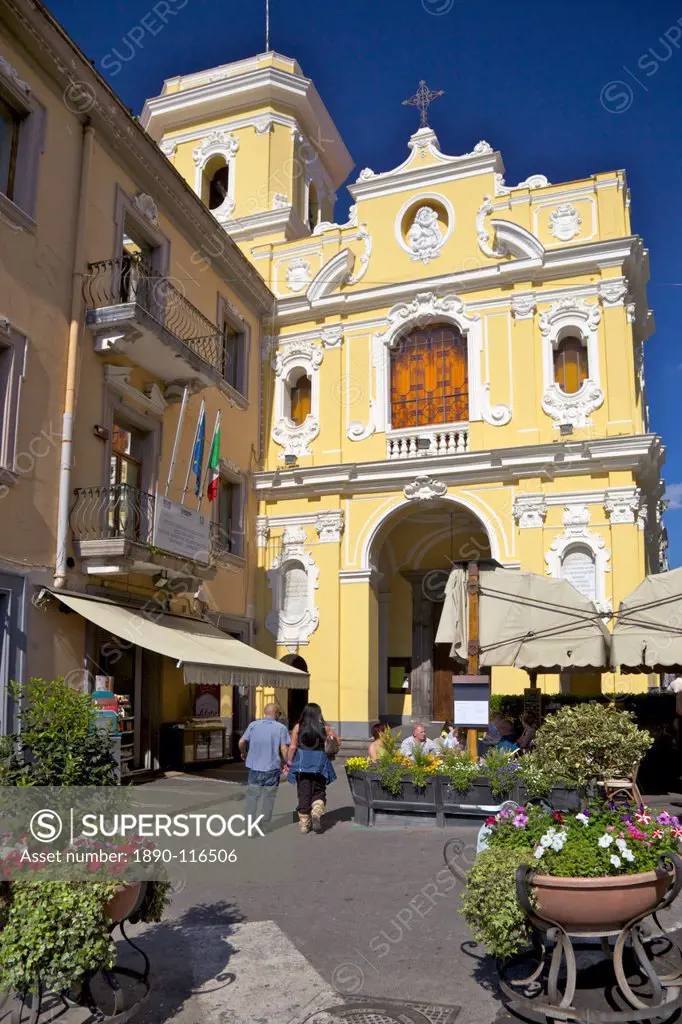 Church of the Madonna del Carmine in Piazzo Tasso in Sorrento, Neapolitan Riviera, Campania, Italy, Europe