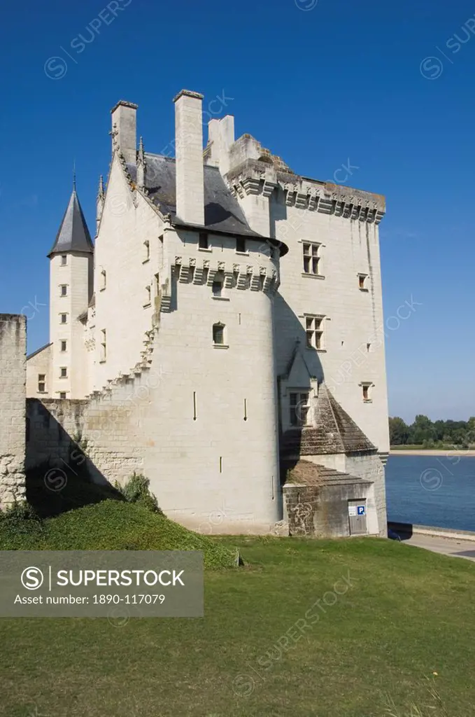 Chateau Montsoreau on the Vienne River, Maine_et_Loire, Pays de la Loire, France, Europe