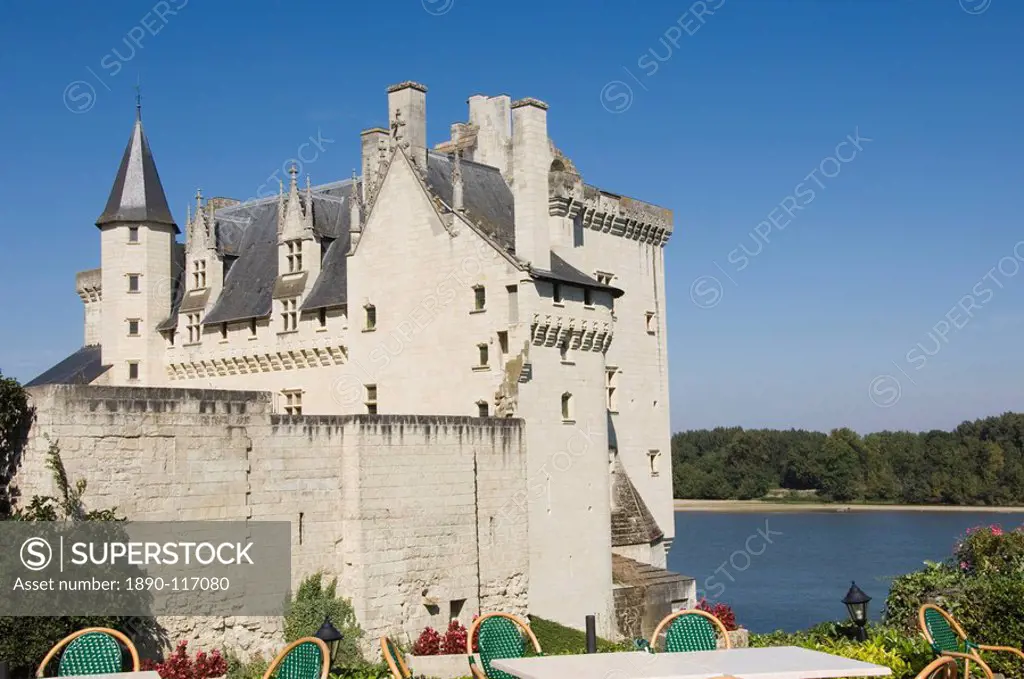 Chateau Montsoreau on the Vienne River, Maine_et_Loire, Pays de la Loire, France, Europe