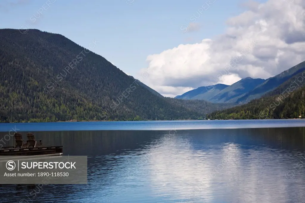 Lake Crescent, Olympic Peninsula, Washington State, United States of America, North America