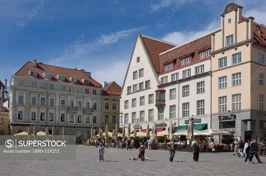 The Old Town Square, Tallin, Estonia, Europe