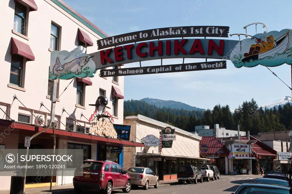 Main Street Ketchikan, Southeast Alaska, United States of America, North America
