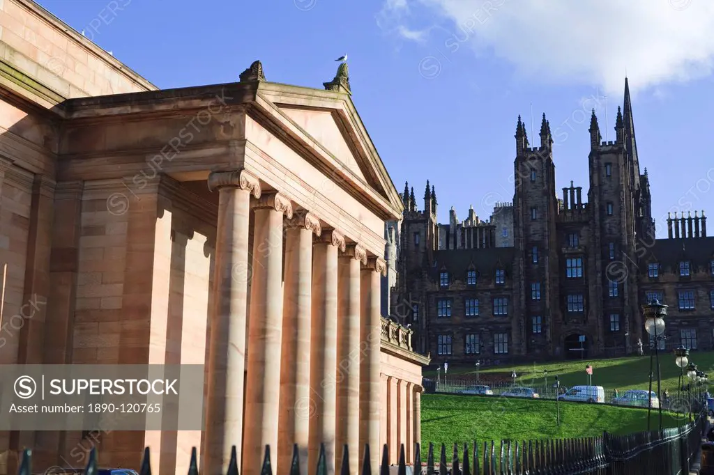 National Gallery of Scotland, The Mound, Edinburgh, Lothian, Scotland, United Kingdom, Europe