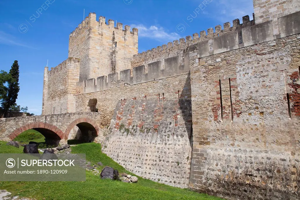 St. George Castle, Lisbon, Portugal, Europe