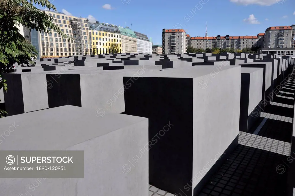 Holocaust Memorial in central Berlin, Germany, Europe
