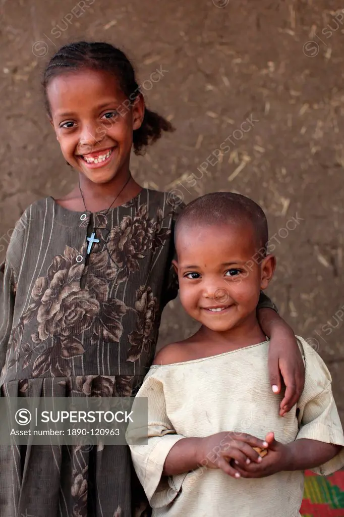Wollo children, Wollo, Ethiopia, Africa
