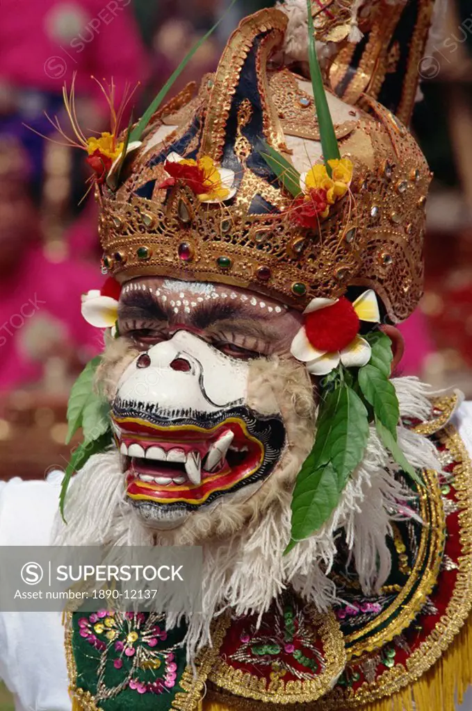 Ramayana dancer, Ubud, Bali, Indonesia, Southeast Asia, Asia