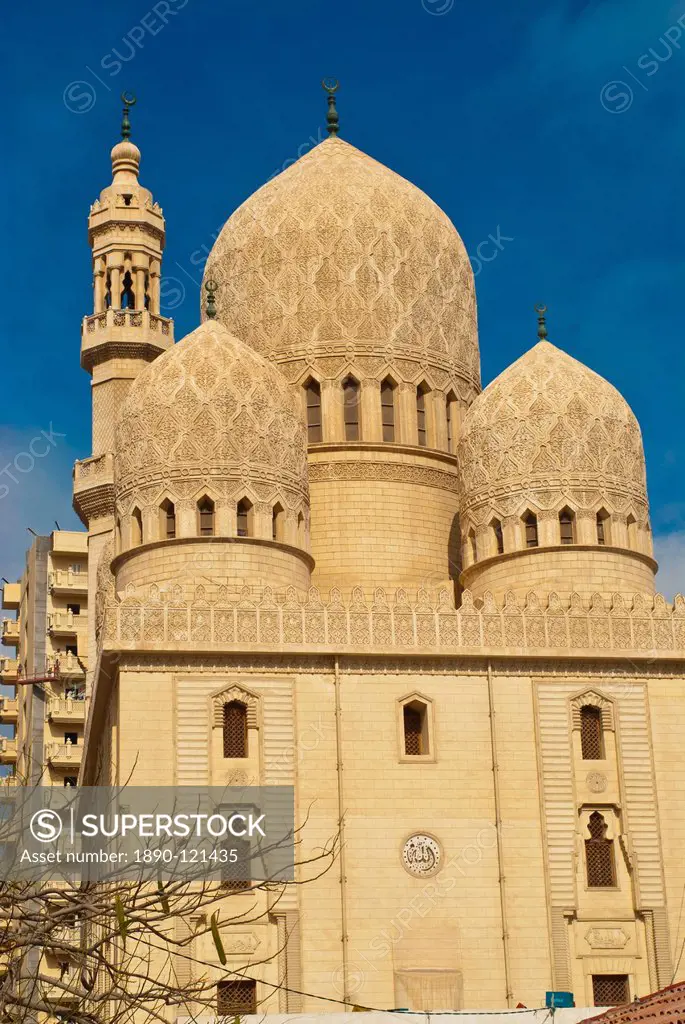 Abu El_Abbas Mosque, Alexandria, Egypt, North Africa, Africa