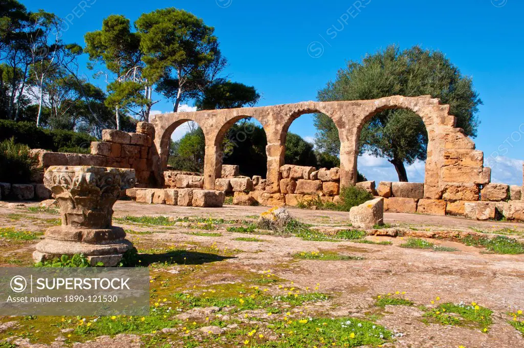 Roman ruins of Tipasa, UNESCO World Heritage Site, Algeria, North Africa, Africa