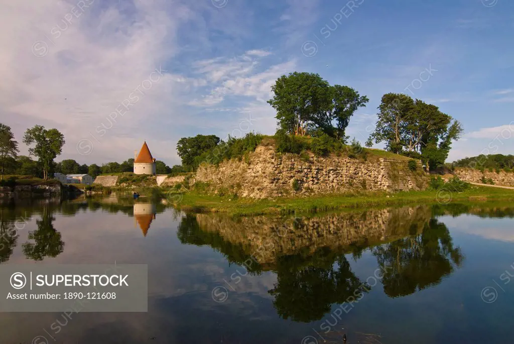 Kuressaare Castle at the Saaremaa Island, Estonia, Baltic States, Europe