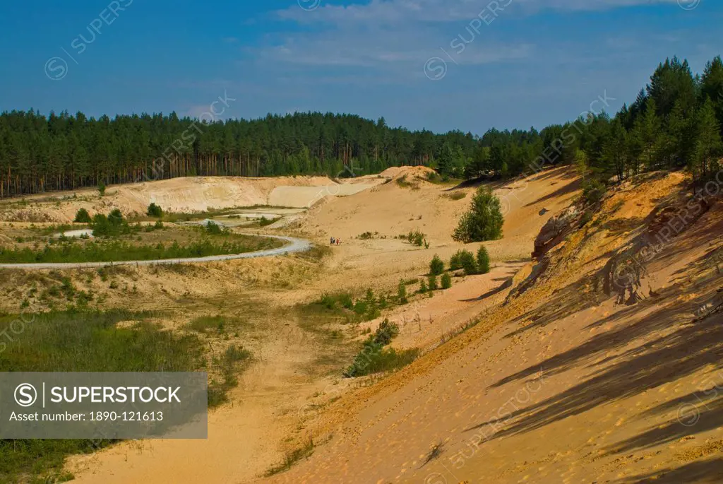 The Piusa sand caves, Setumaa, Setu county, Estonia, Baltic States, Europe
