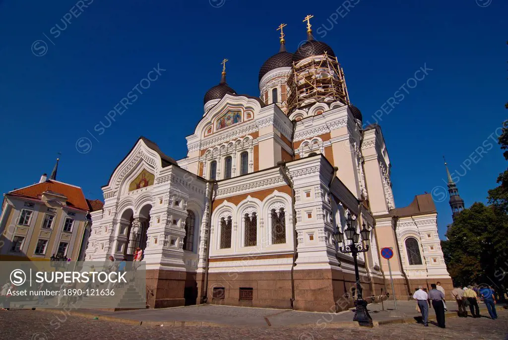 Alexander Nevsky Cathedral in Tallinn, Estonia, Baltic States, Europe