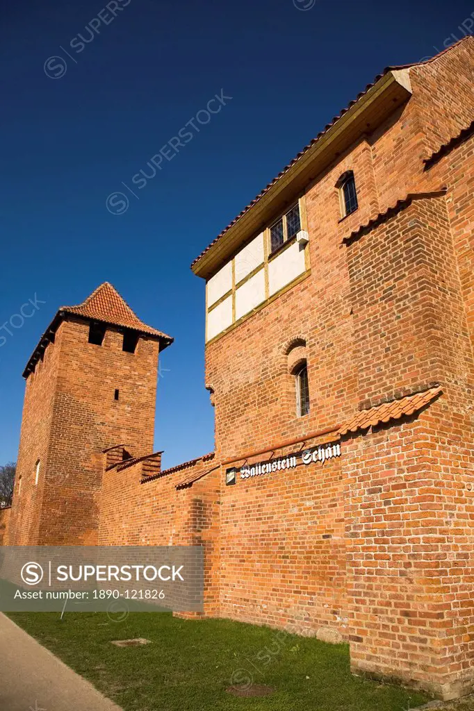The Wallenstein Schanke in the medieval city walls of Stralsund, Mecklenburg_Vorpommern, Germany, Europe