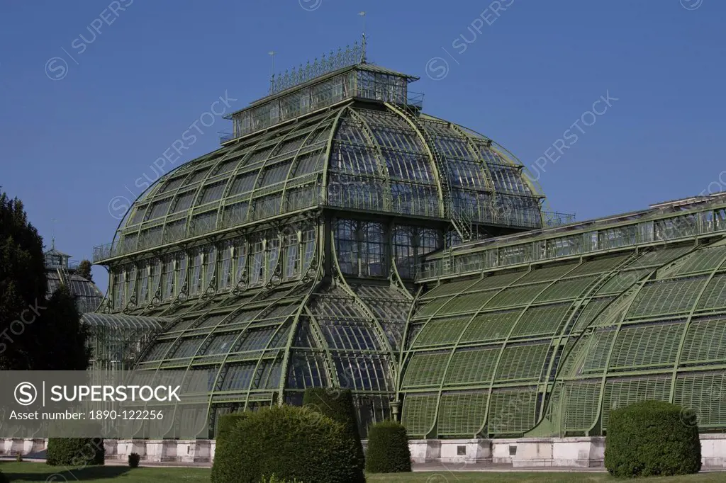 Palm House, Schonbrunn Palace Gardens, UNESCO World Heritage Site, Vienna, Austria, Europe