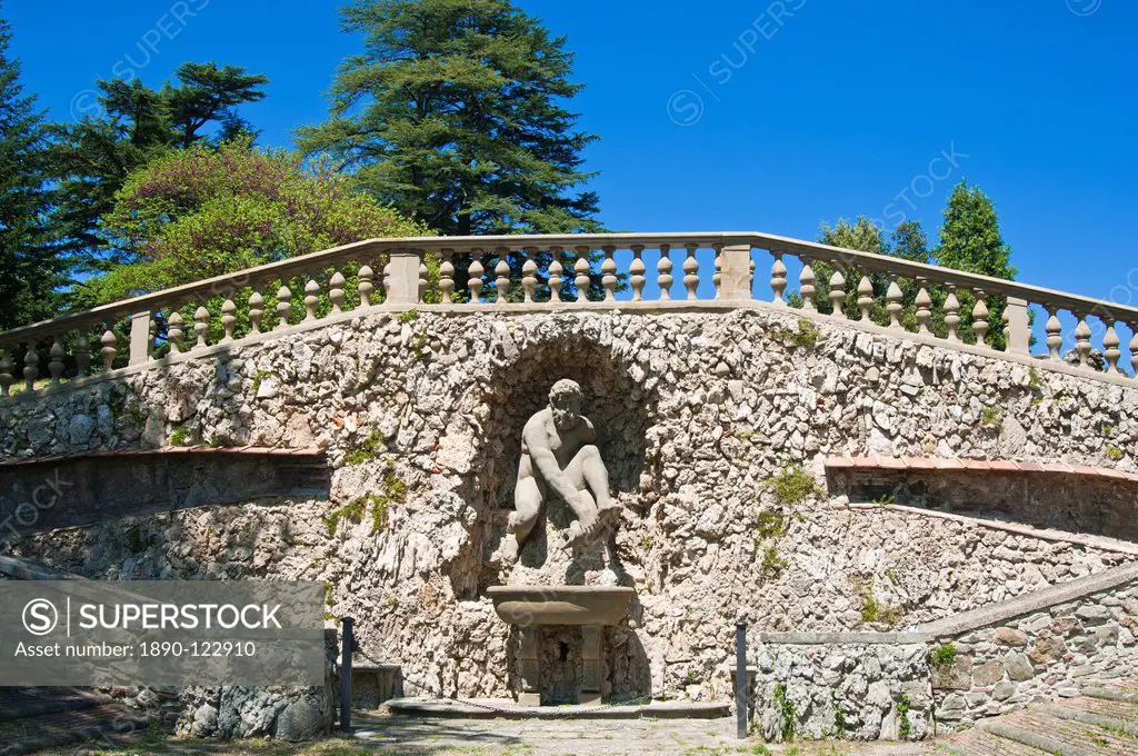 The Mugnone Grotto, Villa di Pratolino, Vaglia, Firenze Province, Tuscany, Italy, Europe