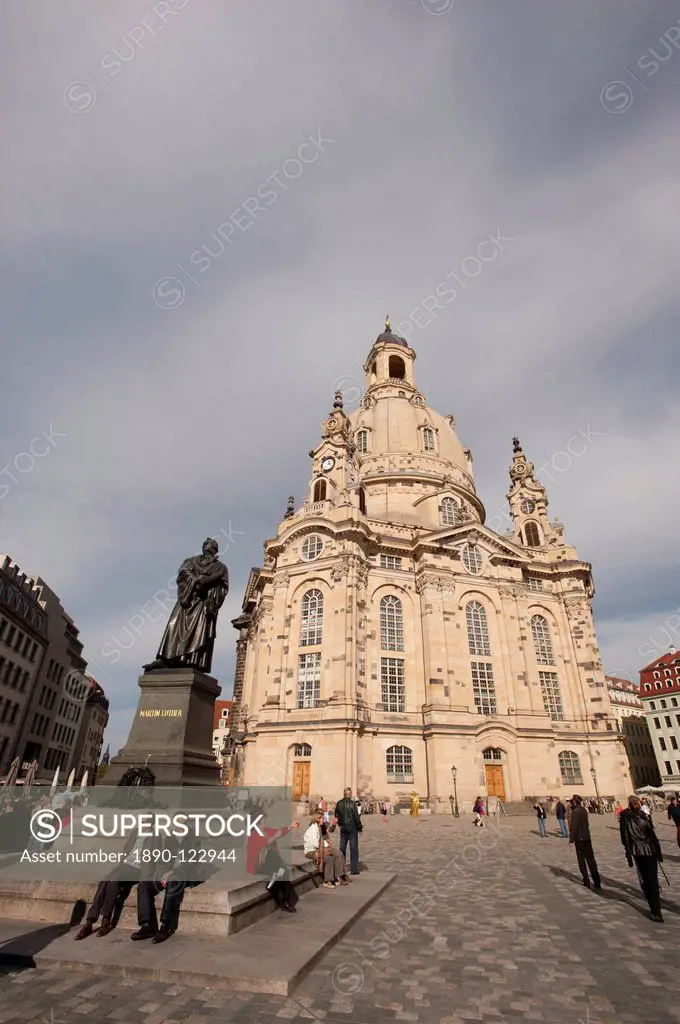 Frauenkirche, Dresden, Saxony, Germany, Europe