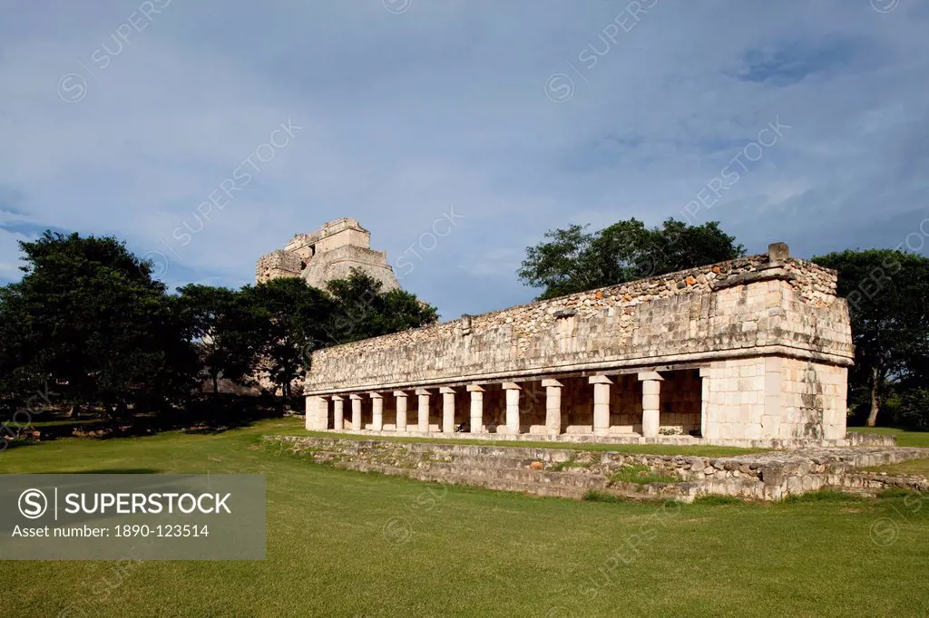 Mayan ruins of Uxmal, UNESCO World Heritage Site, Yucatan, Mexico, North America
