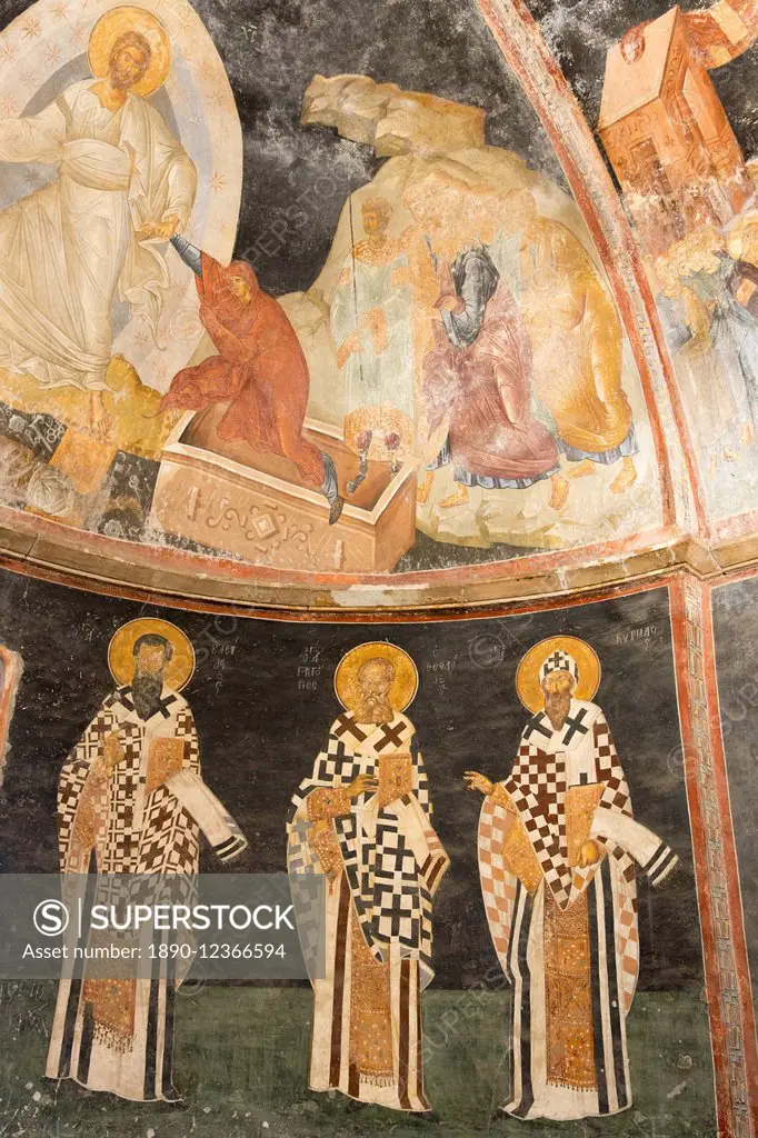 St. Savior mosaic and fresco of Jesus Christ, Church of St. Saviour in Chora, the Kariye Museum, Istanbul, Turkey, Europe