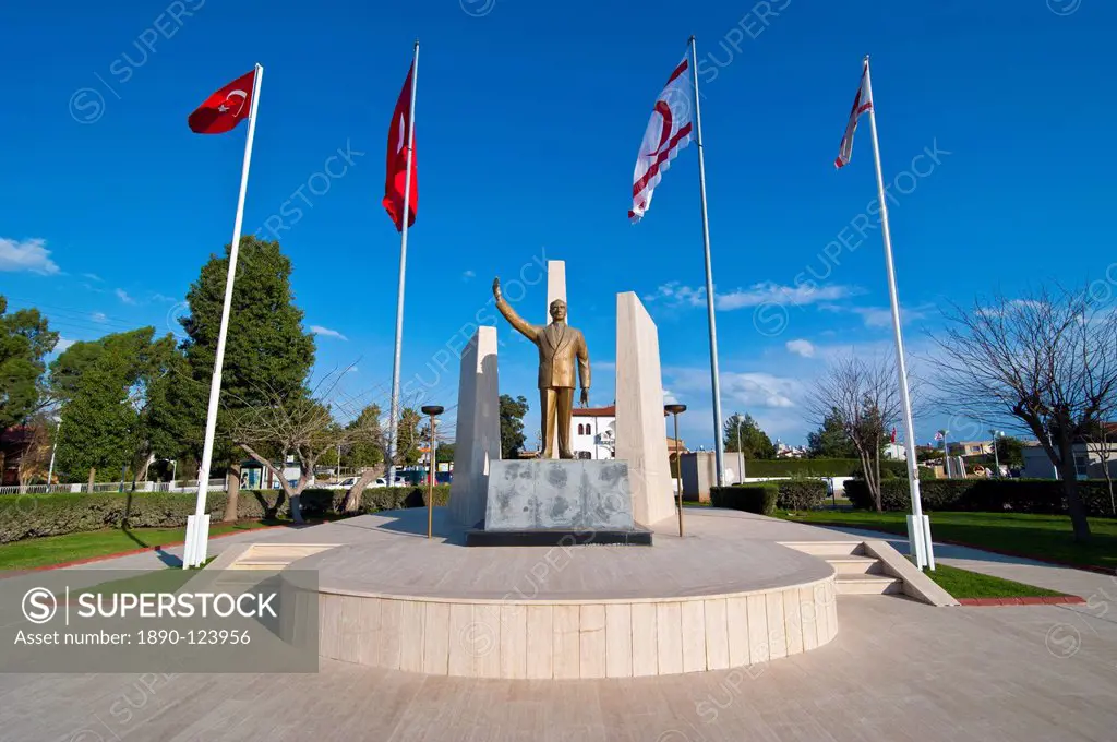 Ataturk monument, Turkish part of Cyprus, Europe