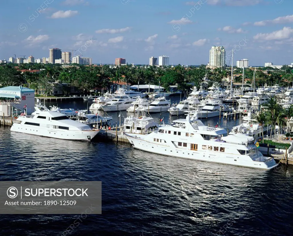 Waterways, canals and lagoons, Fort Lauderdale, Florida, United States of America, North America