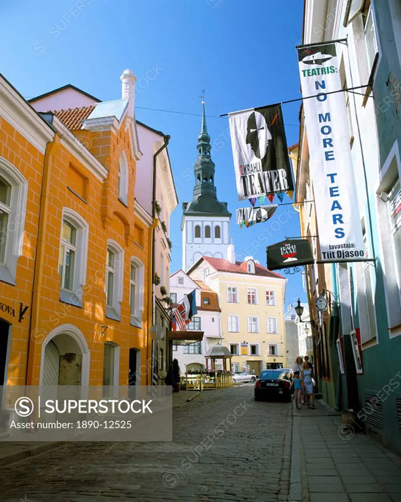 Old Town, UNESCO World Heritage Site, Tallinn, Estonia, Baltic States, Europe